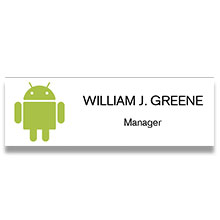 76mm X 25mm Color Name Badge
